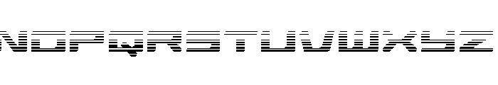 Race Pod Gradient Font UPPERCASE