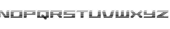 Race Pod Gradient Font LOWERCASE