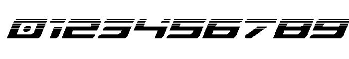Race Pod Halftone Italic Font OTHER CHARS