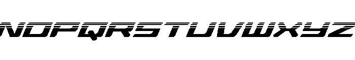 Race Pod Halftone Italic Font LOWERCASE