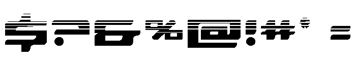 Race Pod Halftone Font OTHER CHARS