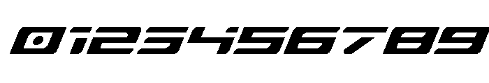 Race Pod Italic Font OTHER CHARS