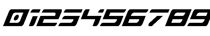 Race Pod Narrow Italic Font OTHER CHARS