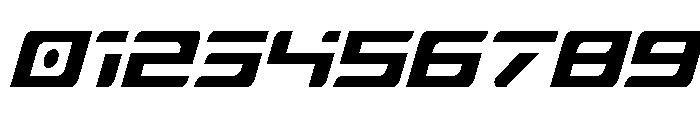 Race Pod Narrow Semi-Italic Font OTHER CHARS