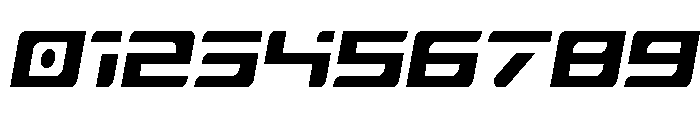 Race Pod Narrow Slight-Italic Font OTHER CHARS