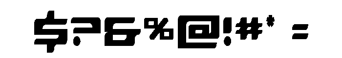 Race Pod Narrow Font OTHER CHARS