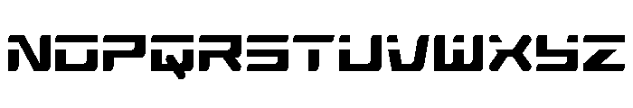Race Pod Narrow Font UPPERCASE