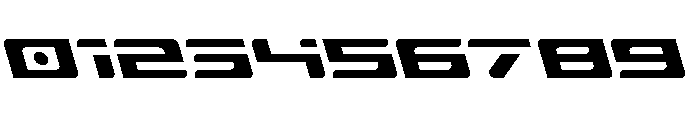 Race Pod Semi-Leftalic Font OTHER CHARS
