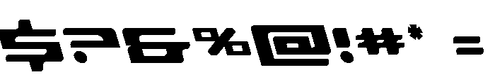 Race Pod Semi-Leftalic Font OTHER CHARS