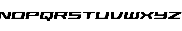 Race Pod Slight-Italic Font LOWERCASE