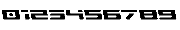 Race Pod Slight-Leftalic Font OTHER CHARS