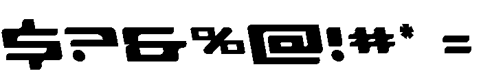 Race Pod Slight-Leftalic Font OTHER CHARS