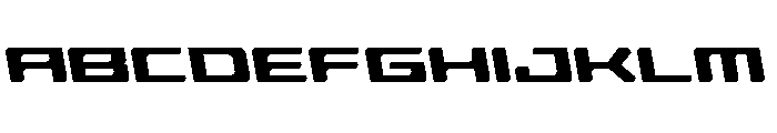 Race Pod Slight-Leftalic FONT