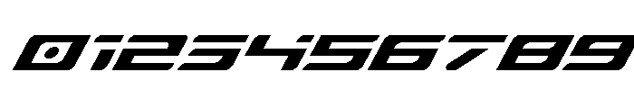 Race Pod Super-Italic Font OTHER CHARS