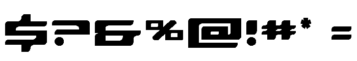 Race Pod Font OTHER CHARS