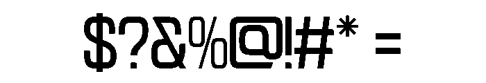 Race Track Regular Font OTHER CHARS