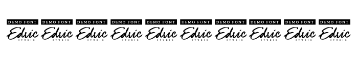 Racemate Demo Italic Font OTHER CHARS