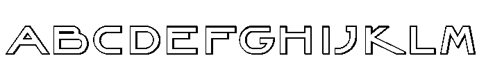 Races Regular Font UPPERCASE