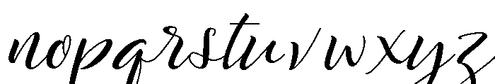 Rachella Script Regular Font LOWERCASE
