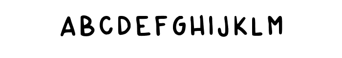 Rachels Handwriting Regular Font UPPERCASE