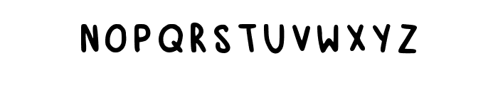 Rachels Handwriting Regular Font UPPERCASE