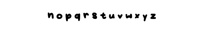 Rachels Handwriting Regular Font LOWERCASE