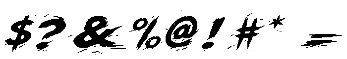 Racing in the Rain Font OTHER CHARS