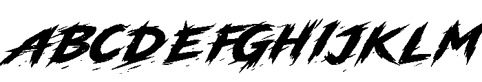 Racing in the Rain Font UPPERCASE