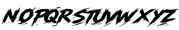 Racing in the Rain Font UPPERCASE