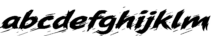 Racing in the Rain FONT