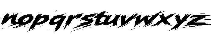 Racing in the Rain Font LOWERCASE