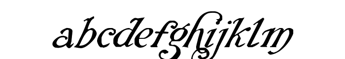 Rackham Italic Font LOWERCASE