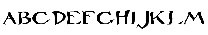 Rackham Regular Font UPPERCASE