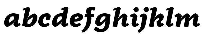 Radcliffe Display ExtraBold Italic Font LOWERCASE