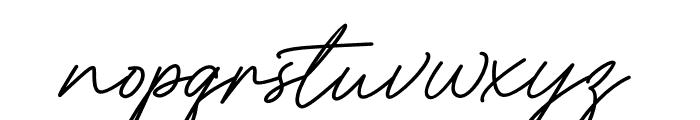 Radhion Signature Font LOWERCASE