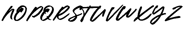 Radiant Brush Font UPPERCASE
