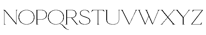 Radiant Charisma DEMO ExtLt Font UPPERCASE