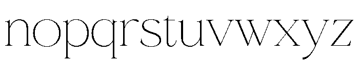Radiant Charisma DEMO ExtLt Font LOWERCASE
