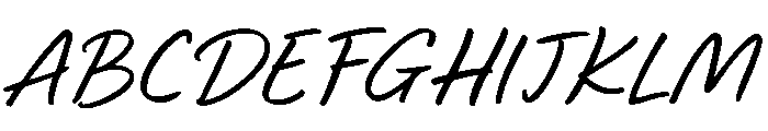 Radiant Glow Font UPPERCASE