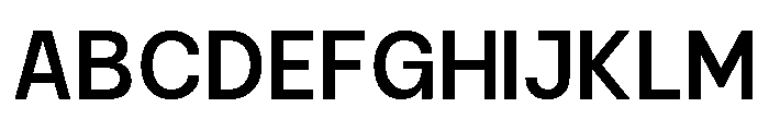 RaftileDEMO Medium Font UPPERCASE