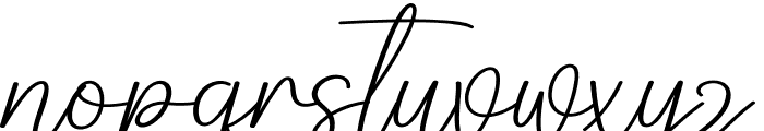 Rafting Font LOWERCASE
