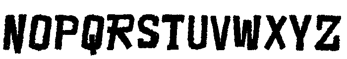 Ragged Shore Font UPPERCASE