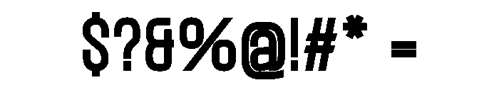 Ragnear Black Font OTHER CHARS