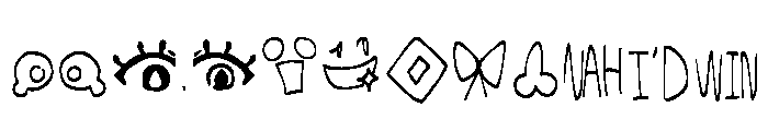 Rahhh Regular Font UPPERCASE