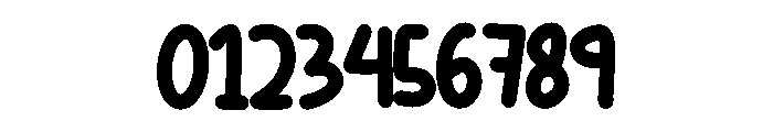 Rainbow Dot Font OTHER CHARS
