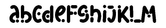 Rainbow Dot FONT