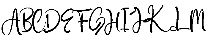 Rainbow Vintage Font UPPERCASE
