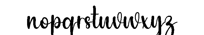 Rainbow Vintage Font LOWERCASE