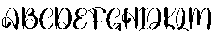 Rainbow3 Font UPPERCASE