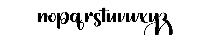 Rainbow3 Font LOWERCASE